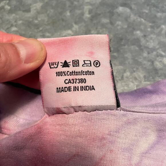 Man Carrying Canoe Tie Dye Tee Shirt Mens Large Vintage Retro Outdoor Hiking - Picture 6 of 10